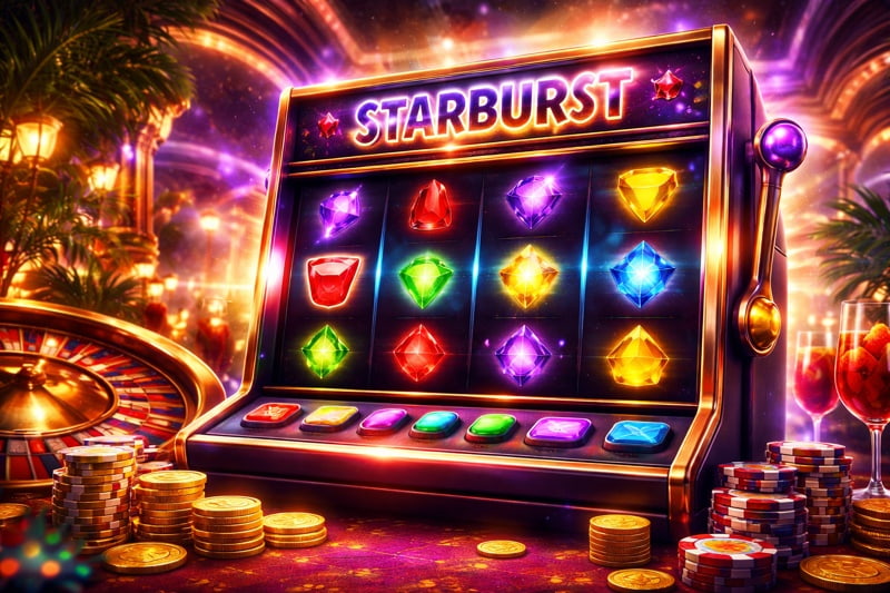 tragaperras Starburst en casinos en línea de España