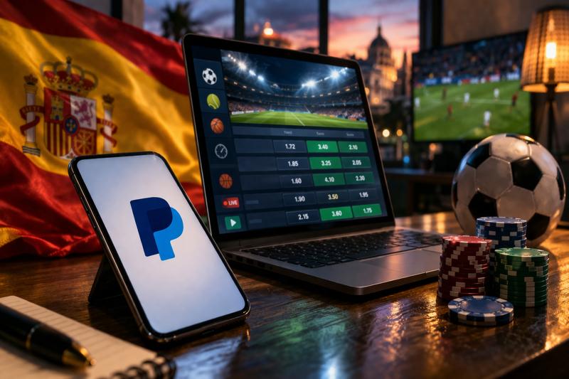 casas de apuestas online con Paypal en España