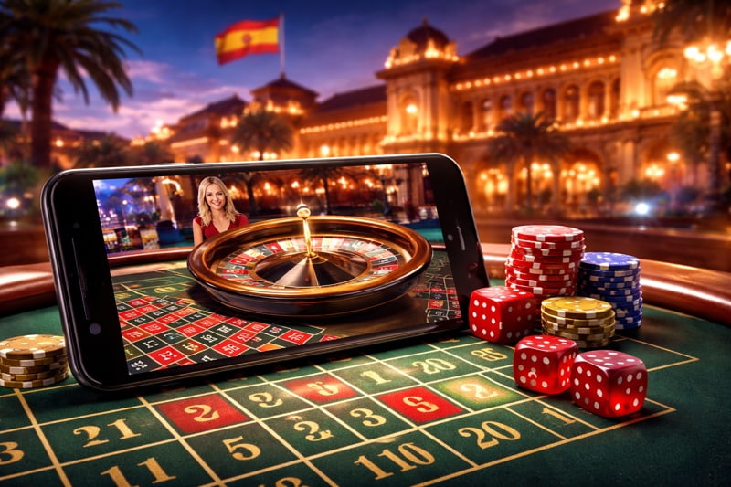 ruleta móvil en casinos en línea de España
